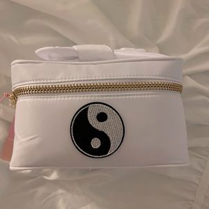 Stony clover Lane white knotted top yin yang case NWT